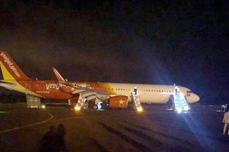 Hình ảnh chiếc máy bay VJ356 của Vietjet Air