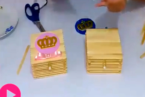 Tạo đồ dùng tuyệt đẹp từ que kem