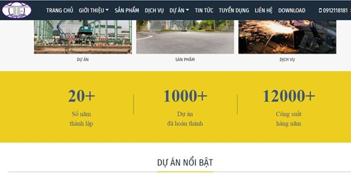 Website - Công ty TNHH Kết cấu thép đầu tư và xây lắp Thuận Phát