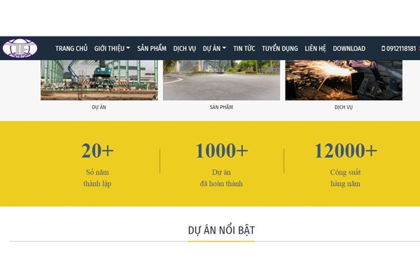 Website - Công ty TNHH Kết cấu thép đầu tư và xây lắp Thuận Phát