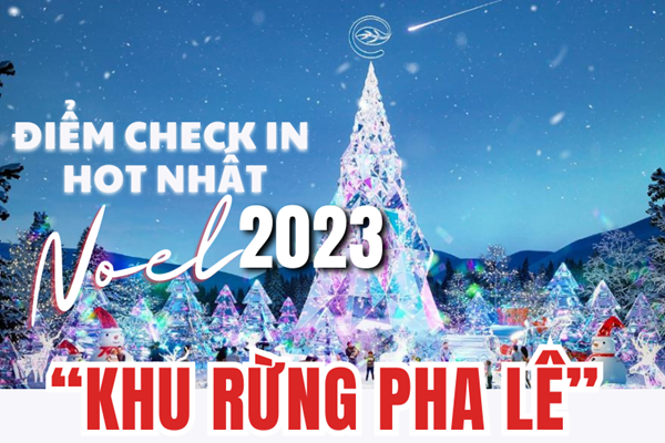 Điểm check in hot nhất Noel năm nay "Khu rừng pha lê lớn nhất Việt Nam"