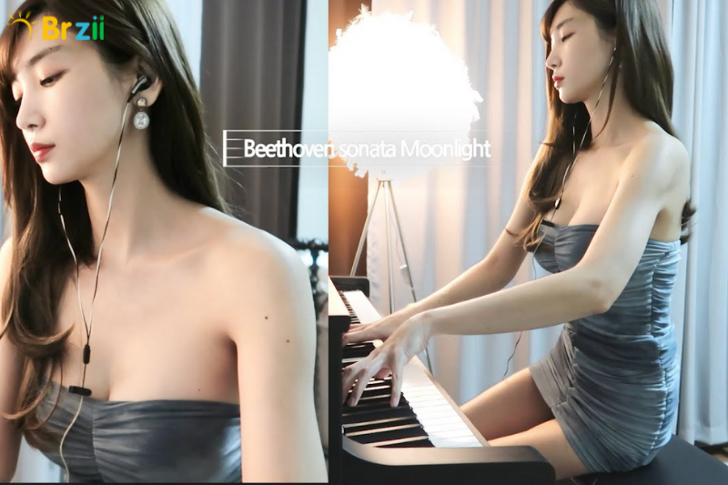 베토벤 월광 소나타 1악장 - Beethoven piano sonata Moonlight /asmr