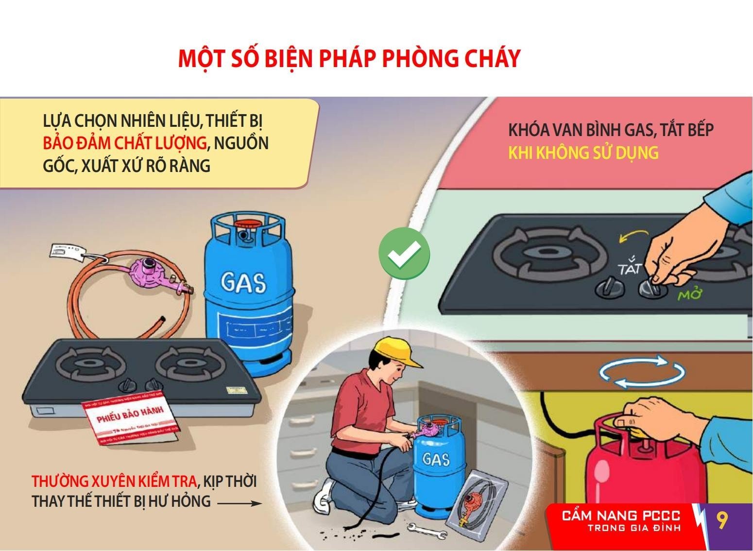 Cẩm nang Phòng cháy, chữa cháy và thoát nạn trong gia đình mà bạn nên biết